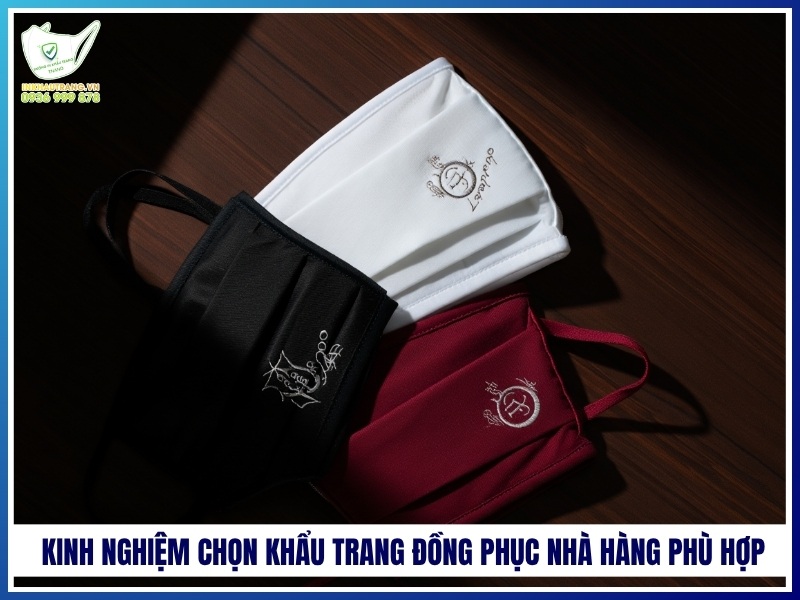 Kinh nghiệm chọn mẫu khẩu trang đồng phục nhà hàng phù hợp