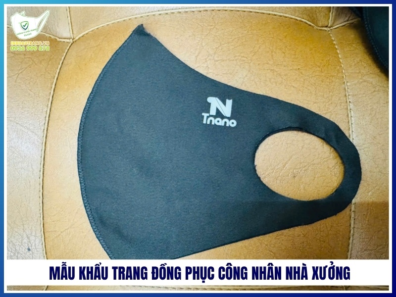 Mẫu khẩu trang đồng phục công nhân nhà xưởng