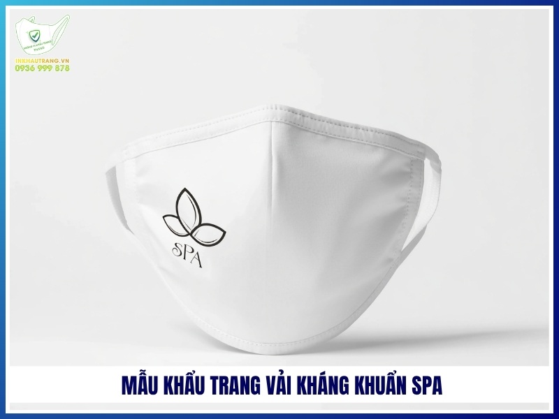 Mẫu khẩu trang vải kháng khuẩn spa