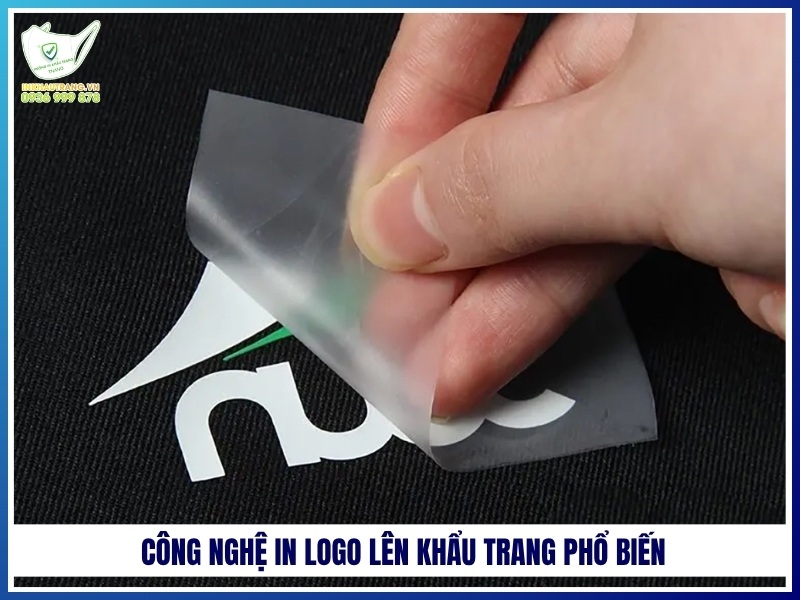 Công nghệ in logo lên khẩu trang phổ biến