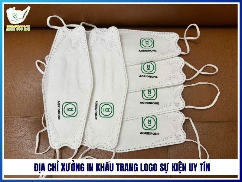 Địa chỉ xưởng in khẩu trang logo sự kiện uy tín