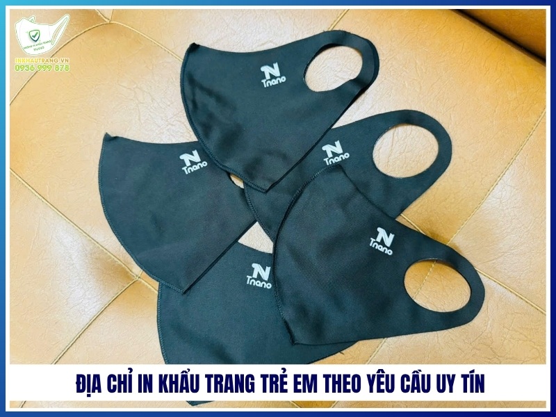 Địa chỉ in khẩu trang trẻ em theo yêu cầu uy tín