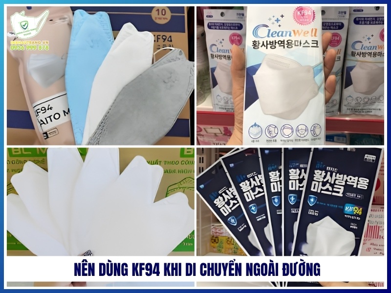 Nên dùng KF94 khi: