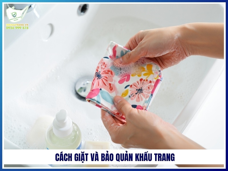 Cách giặt và bảo quản khẩu trang
