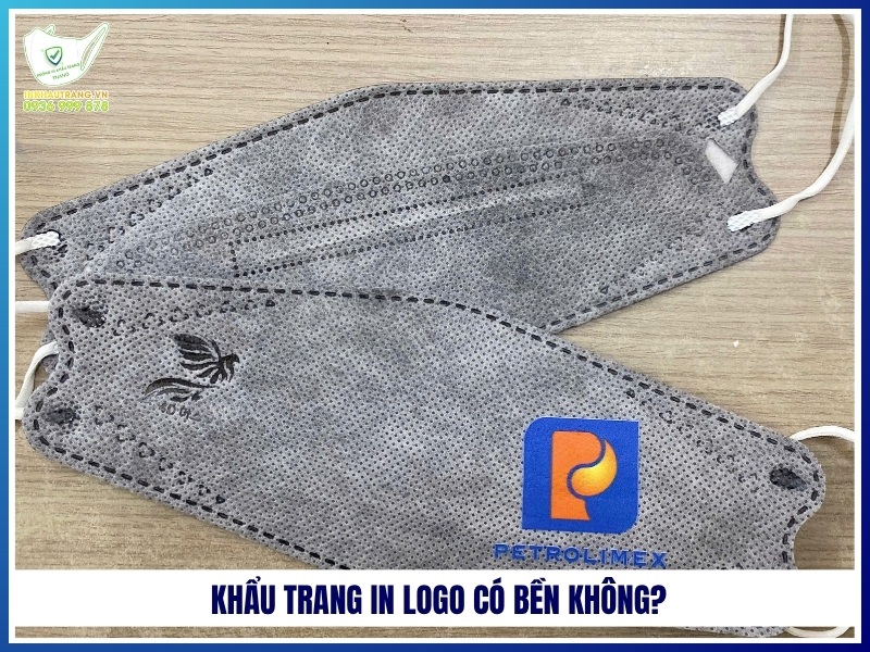 Khẩu trang in logo có bền không?