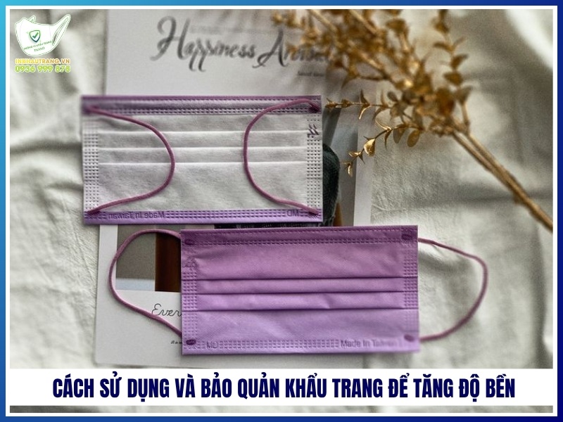 Cách sử dụng và bảo quản khẩu trang để tăng độ bền