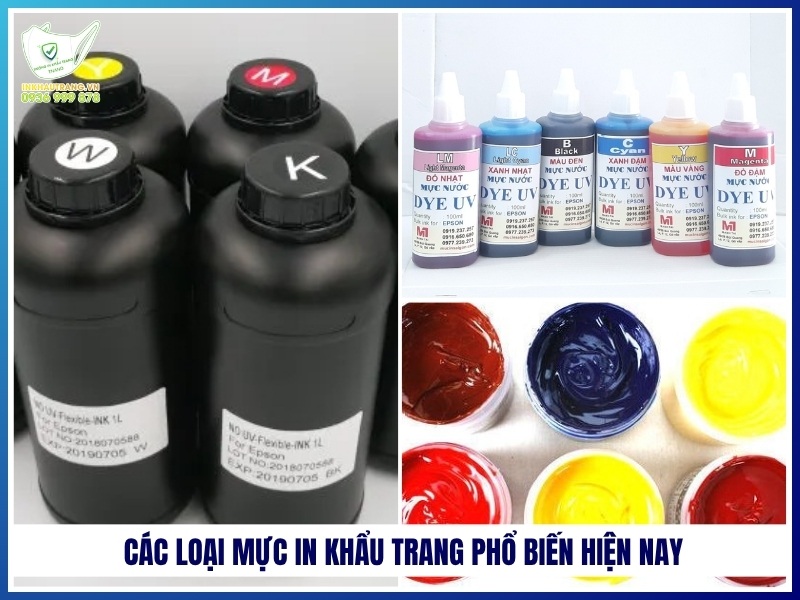 Các loại mực in khẩu trang phổ biến hiện nay