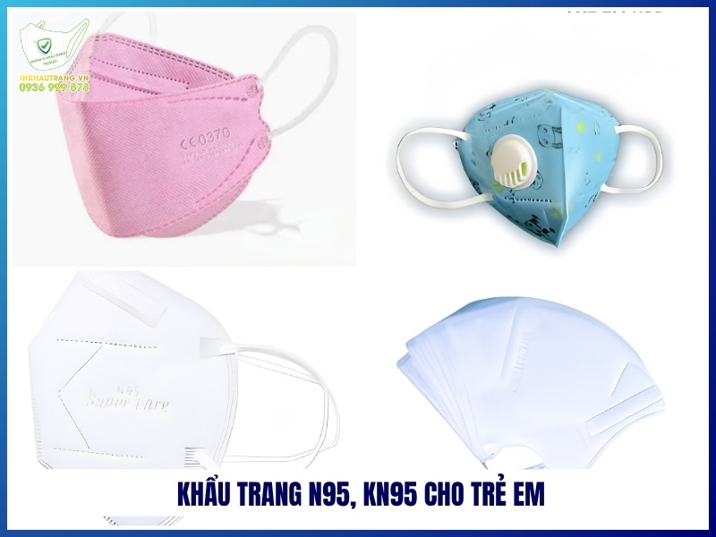 Khẩu trang N95, KN95 cho trẻ em