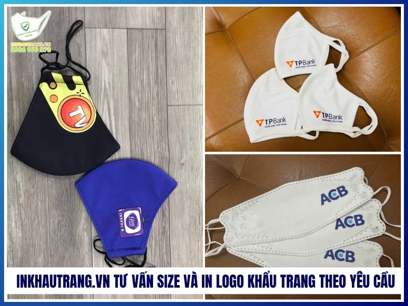 Inkhautrang.vn tư vấn size và in logo khẩu trang theo yêu cầu
