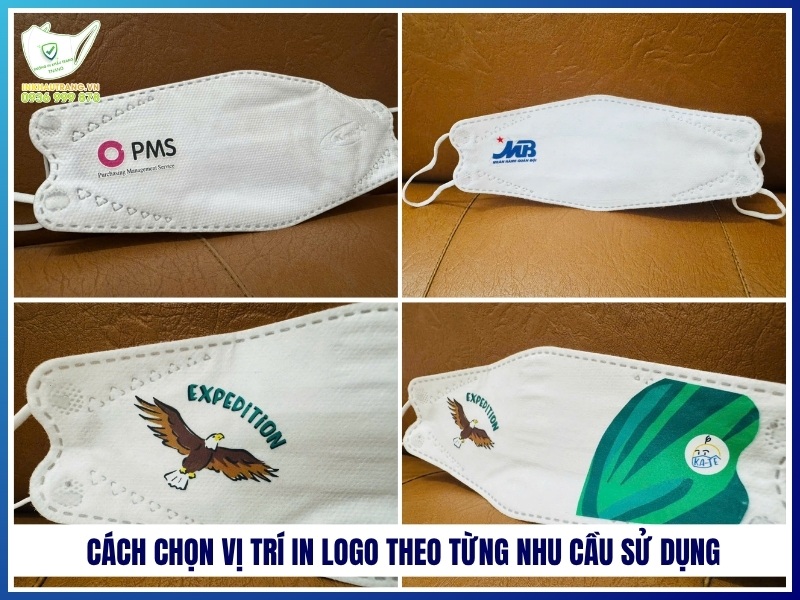 Cách chọn vị trí in logo theo từng nhu cầu sử dụng