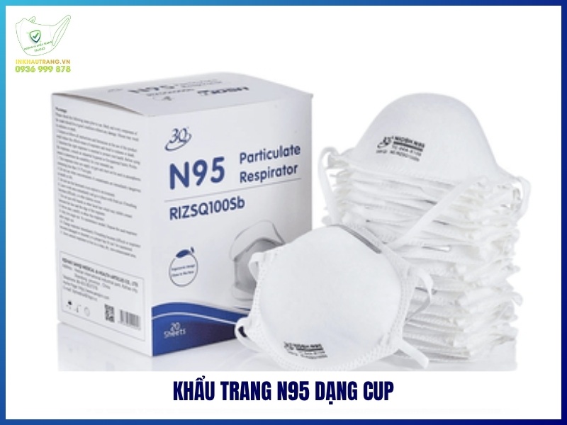 Khẩu trang N95 dạng cup 