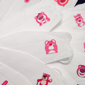 Khẩu Trang KF94 In Logo Gấu Dâu