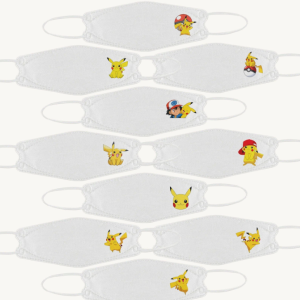 Khẩu Trang KF94 In Sticker Pikachu