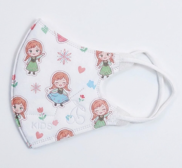 Khẩu trang trẻ em in sticker Anna Khau trang tre em in sticker Anna
