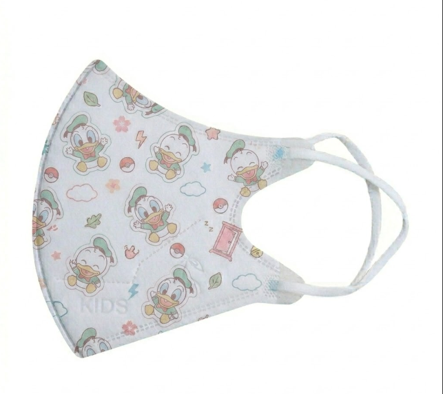 Khẩu trang trẻ em in sticker Donald Duck Khau trang tre em in sticker Donald Duck