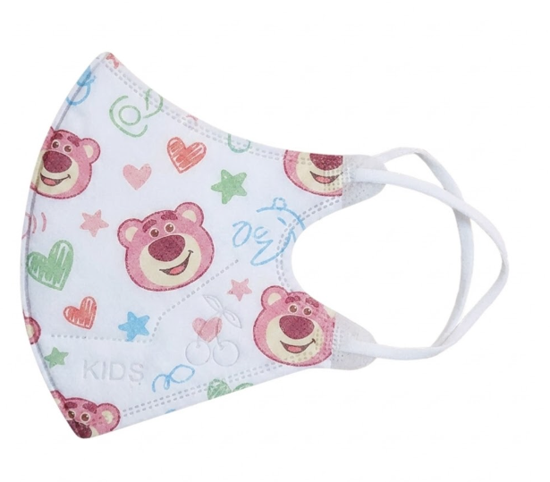 Khẩu trang trẻ em in sticker Lotso Khau trang tre em in sticker Lotso 1
