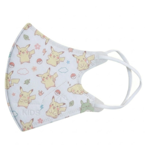 Khẩu Trang Trẻ Em In Sticker Pikachu