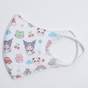 Khẩu Trang Trẻ Em In Sticker Kuromi