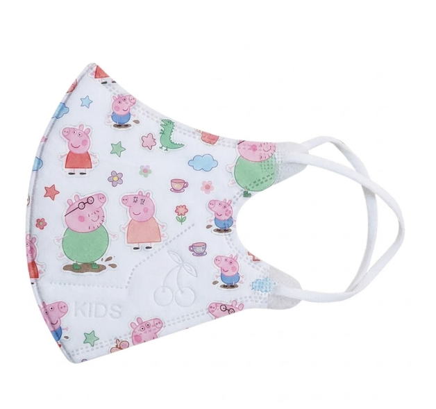 Khẩu trang trẻ em in sticker peppa big Khau trang tre em in sticker peppa big