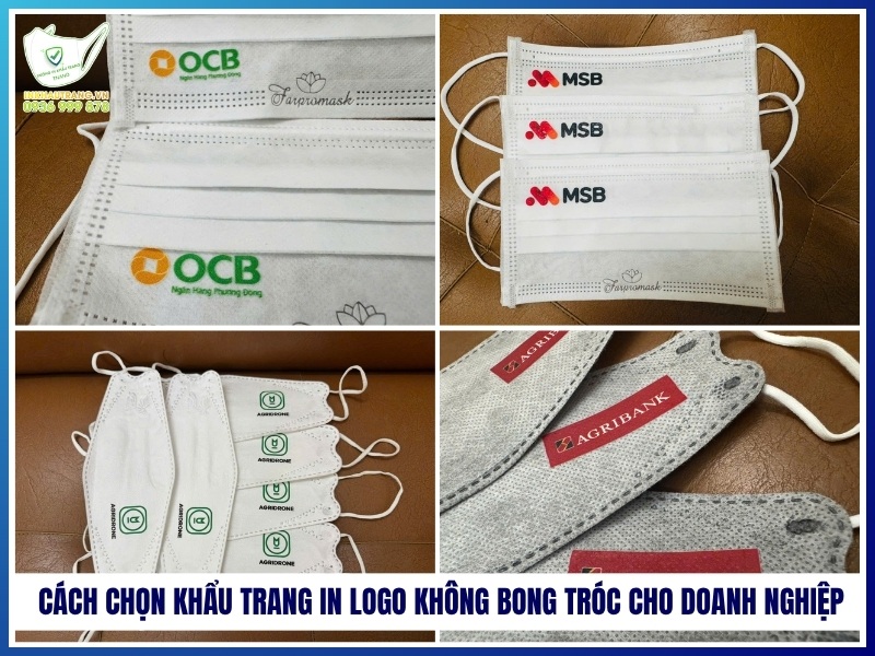 Cách chọn khẩu trang in logo không bong tróc cho doanh nghiệp