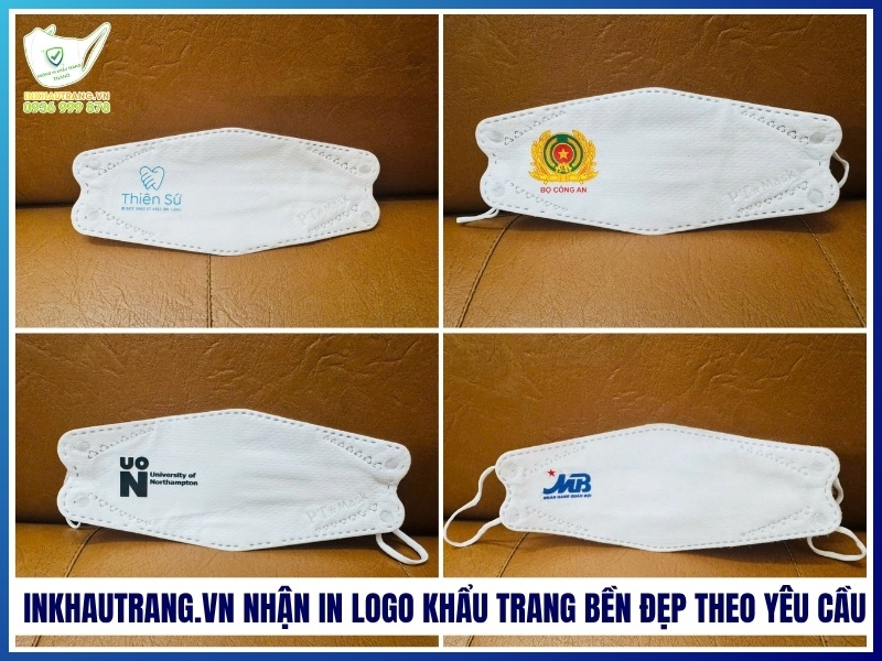 Inkhautrang.vn nhận in logo khẩu trang bền đẹp theo yêu cầu