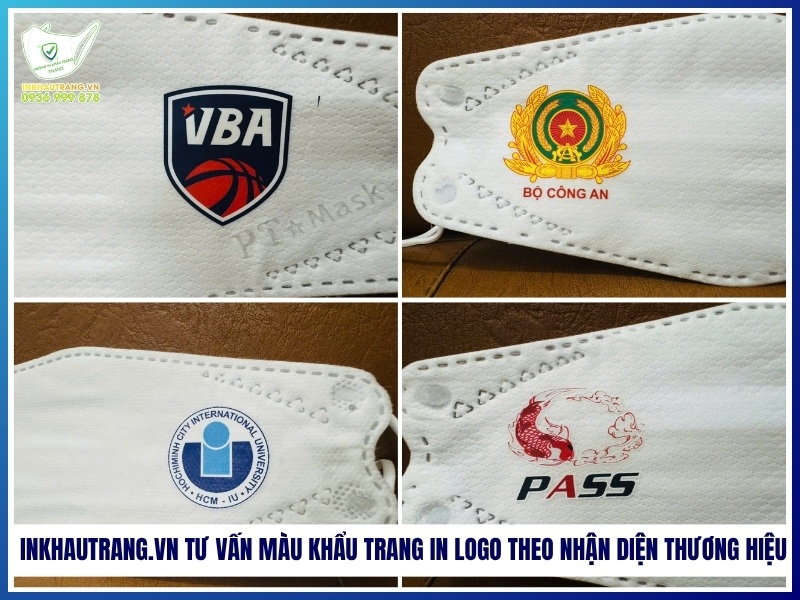 Inkhautrang.vn tư vấn màu khẩu trang in logo theo nhận diện thương hiệu