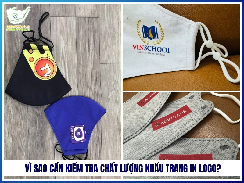 Vì sao cần kiểm tra chất lượng khẩu trang in logo?