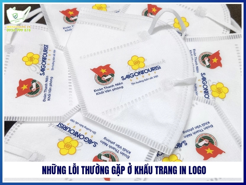Những lỗi thường gặp ở khẩu trang in logo