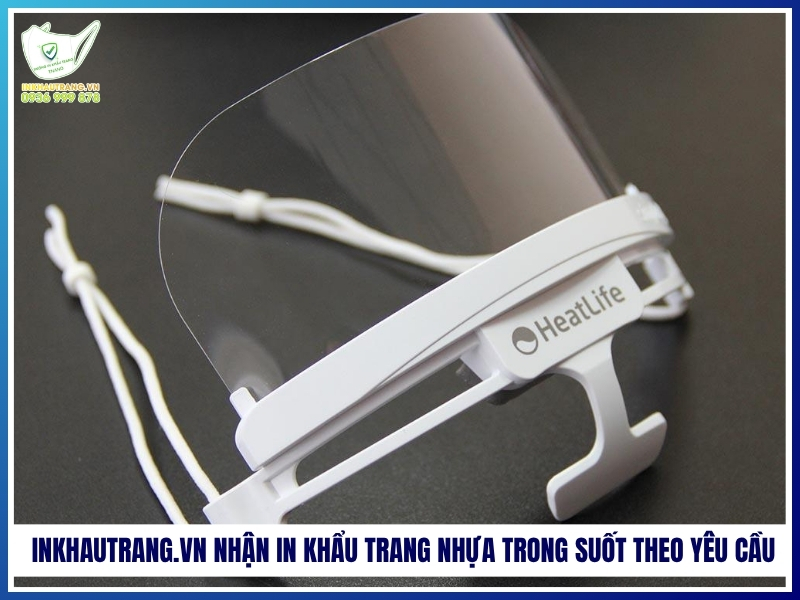 Inkhautrang.vn nhận in khẩu trang nhựa trong suốt theo yêu cầu