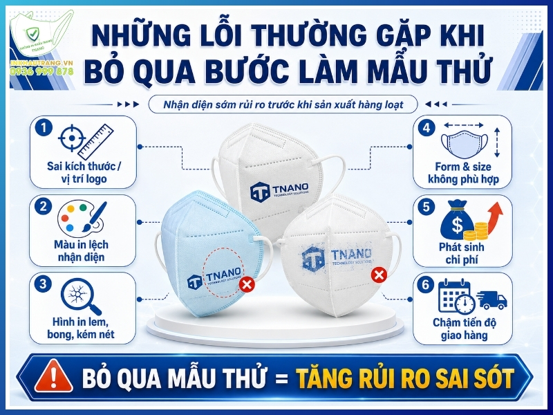 Có nên in mẫu thử trước khi sản xuất hàng loạt? 29 Những lỗi thường gặp khi bỏ qua bước làm mẫu thử