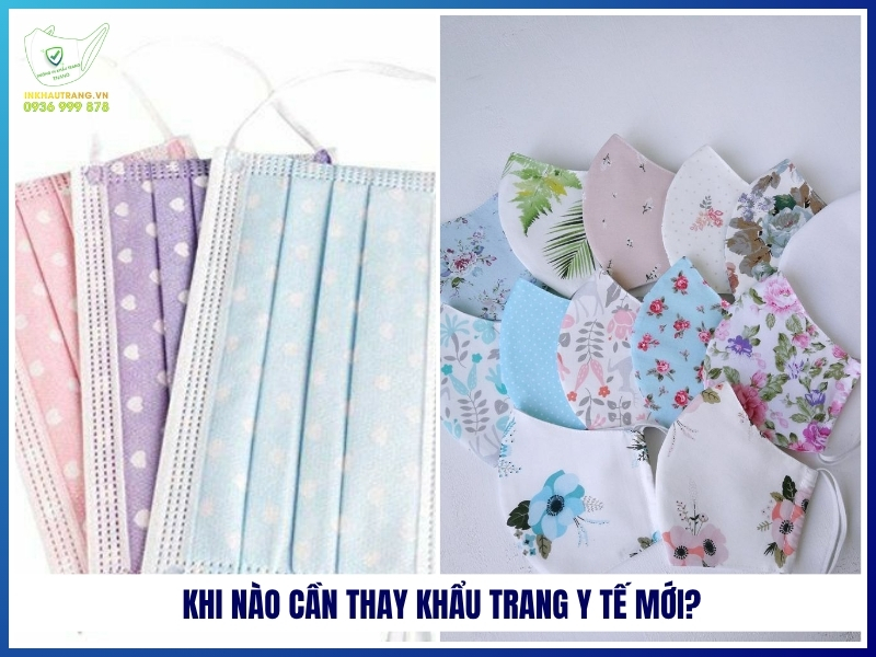 Khi nào cần thay khẩu trang y tế mới?