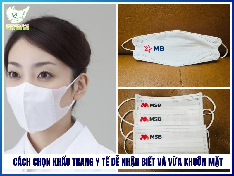 Cách chọn khẩu trang y tế dễ nhận biết và vừa khuôn mặt